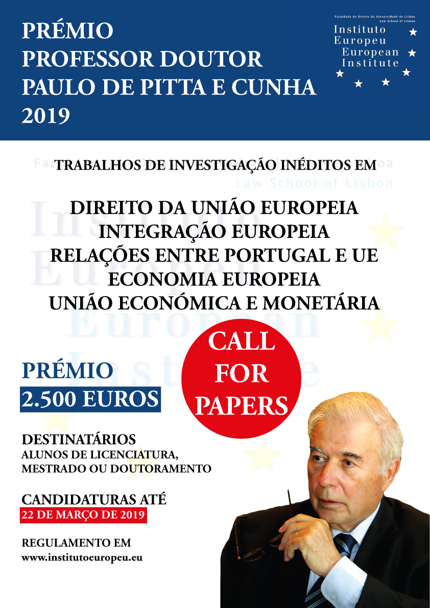 Prémio Professor Doutor Paulo de Pitta e Cunha 2019 web